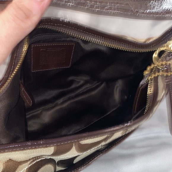 Coach signature khaki Ergo hobo shoulder bag - Picture 4 of 7